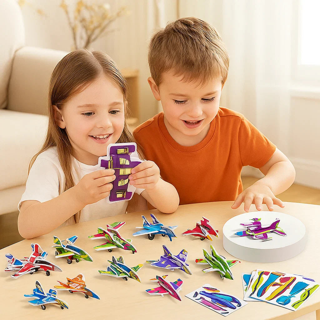 3D Cartoon Puzzle Set for Kids