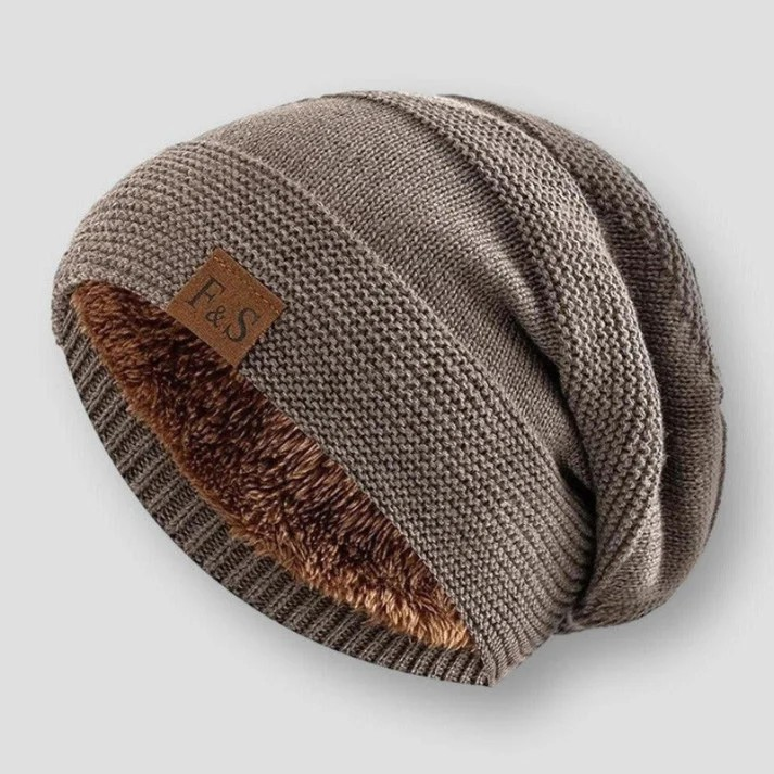 Finn – Fleece-Lined Knit Beanie for Men