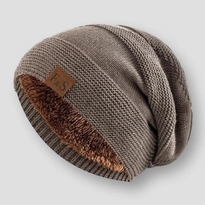 Finn – Fleece-Lined Knit Beanie for Men