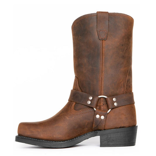 Ranger - Herren Bikerstiefel mit Schnalle